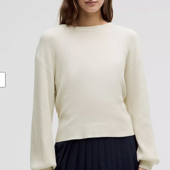 Lulu Crossover Sweater. Size 2. Cassis EUC - Picture 4 of 4